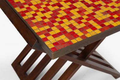 Edward Wormley Edward Wormley for Dunbar Occasional Table with Murano Mosaic Tiles