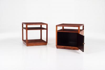 Edward Wormley Edward Wormley for Dunbar Pair of Cube End Tables 1947