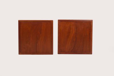 Edward Wormley Edward Wormley for Dunbar Pair of Cube End Tables 1947