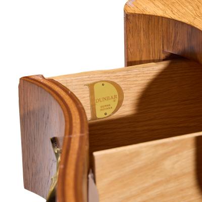 Edward Wormley Edward Wormley for Dunbar Rosewood and Brass Commode Console Chest of Drawers