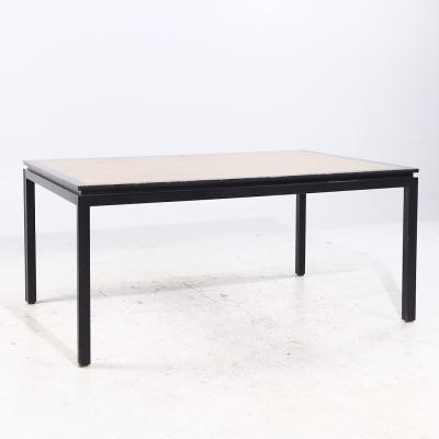 Edward Wormley Edward Wormley for Dunbar Rosewood and Ebonized Oak Dining Table with 2 Leaves