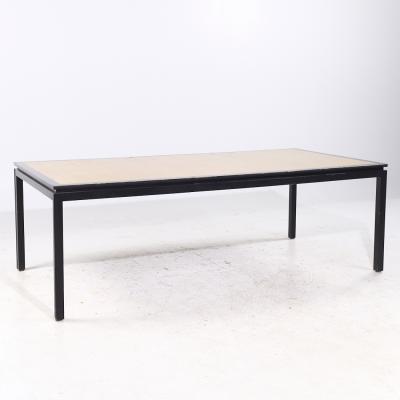 Edward Wormley Edward Wormley for Dunbar Rosewood and Ebonized Oak Dining Table with 2 Leaves