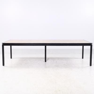 Edward Wormley Edward Wormley for Dunbar Rosewood and Ebonized Oak Dining Table with 2 Leaves
