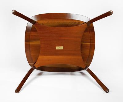 Edward Wormley Edward Wormley for Dunbar Sculptural Janus Table with Natzler Tiles Model