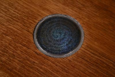 Edward Wormley Edward Wormley for Dunbar Sculptural Janus Table with Natzler Tiles Model