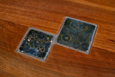 Edward Wormley Edward Wormley for Dunbar Sculptural Janus Table with Natzler Tiles Model