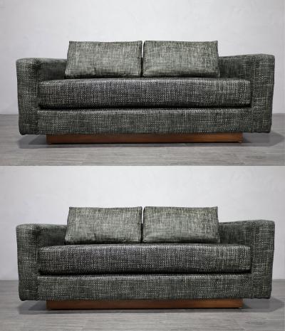 Edward Wormley Edward Wormley for Dunbar Settees in New Upholstery