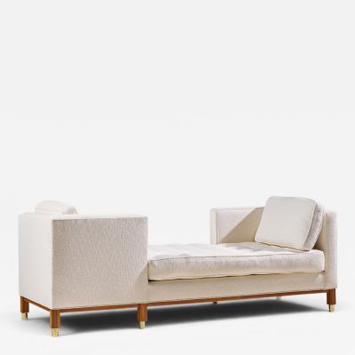 Edward Wormley Edward Wormley for Dunbar Style Mid Century T te T te Sofa