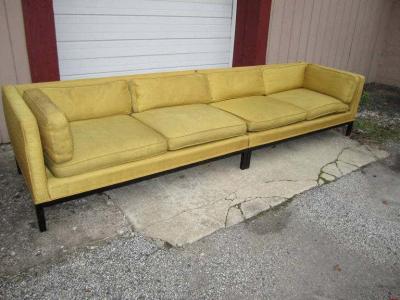 Edward Wormley Fabulous 2 Piece Edward Wormley Dunbar Long Low Mid Century Sofa