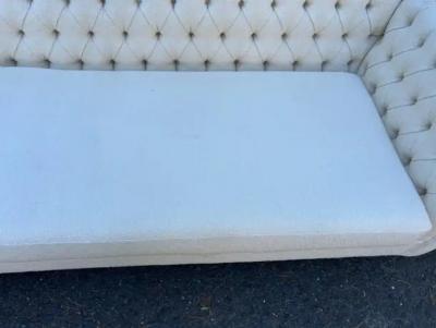 Edward Wormley Fabulous Wormley Dunbar Style Open Arm Two Piece Sectional Sofa Lucite Legs