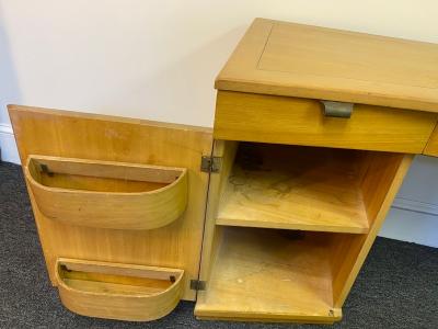 Edward Wormley MID CENTURY EDWARD WORMLEY PRECEDENT LINE VANITY WITH STOOL