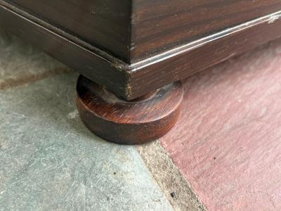 Edward Wormley Magnificent Pentagonal Edward Wormley Dunbar Bronze Side Table Mid Century