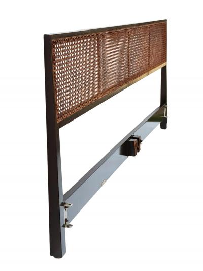 Edward Wormley Mid Century Modern Edward Wormley for Dunbar King Size Headboard in Cane