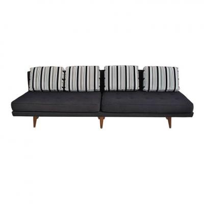 Edward Wormley Midcentury 5526 Wormley Dunbar Armless Sofa