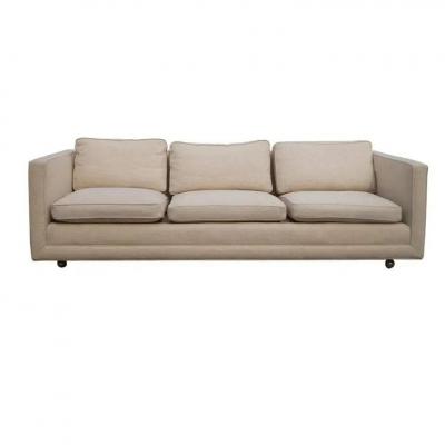 Edward Wormley One Dunbar Tuxedo Sofa by Edward Wromley