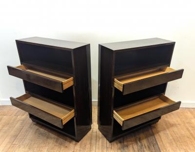 Edward Wormley Pair Dunbar Stepped Bookcases Edward Wormely