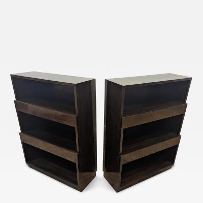 Edward Wormley Pair Dunbar Stepped Bookcases Edward Wormely