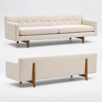 Edward Wormley Pair of Bracket Sofas by Edward Wormley
