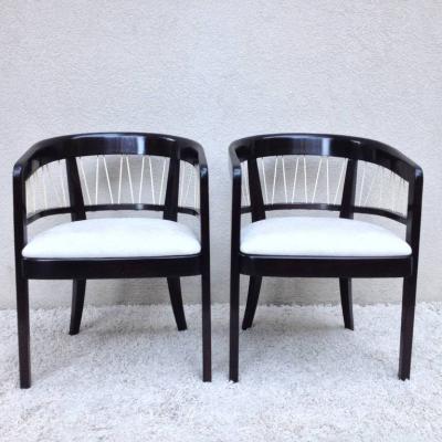 Edward Wormley Pair of Edward Wormley Chairs