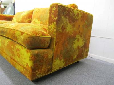 Edward Wormley Pair of Edward Wormley Dunbar Love Seats Sofas Jack Lenor Larsen
