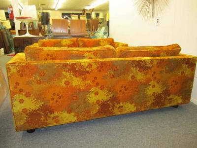 Edward Wormley Pair of Edward Wormley Dunbar Love Seats Sofas Jack Lenor Larsen
