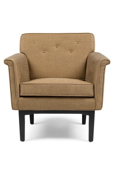 Edward Wormley Pair of Edward Wormley for Dunbar American Mid Century Lounge Chairs