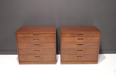 Edward Wormley Pair of Edward Wormley for Dunbar Chest of Drawers NIghtstands