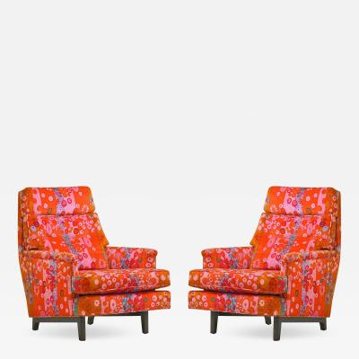 Edward Wormley Pair of Edward Wormley for Dunbar Lounge Chair