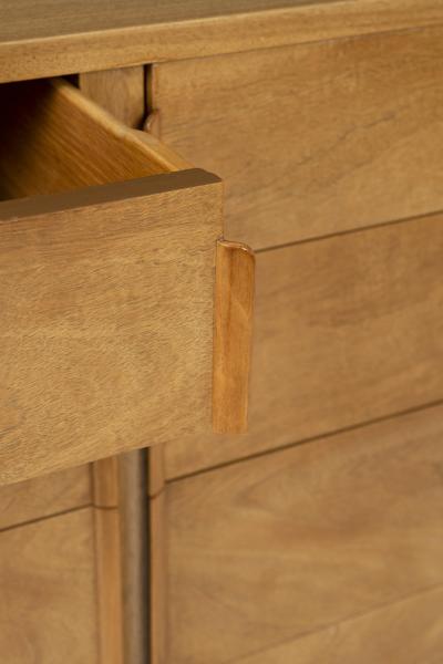 Edward Wormley Pair of Edward Wormley for Dunbar Matching Dresser Set in Mahogany Wood