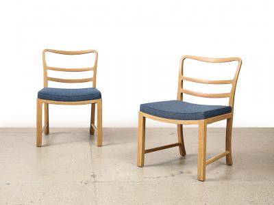 Edward Wormley Pair of Side Chairs by Edward Wormley