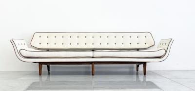 Edward Wormley Rare Edward Wormley Model 5719 La Gondola Sofa Dunbar 1957