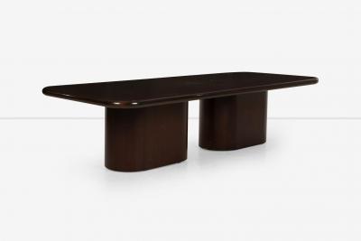 Edward Wormley Roger Lee Sprunger for Dunbar Double Pedestal Dining or Conference Table 1965