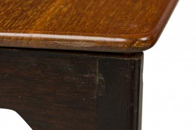 Edward Wormley Set of 3 American Iron and Wood Nesting Tables