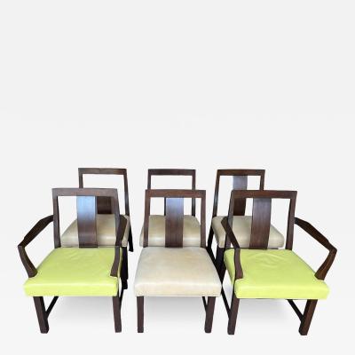 Edward Wormley Set of 6 Edward Wormley for Dunbar Dining Chairs