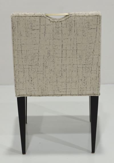 Edward Wormley Set of Eight Edward Wormley for Dunbar Dining Chairs in Linherr Hollingsworth