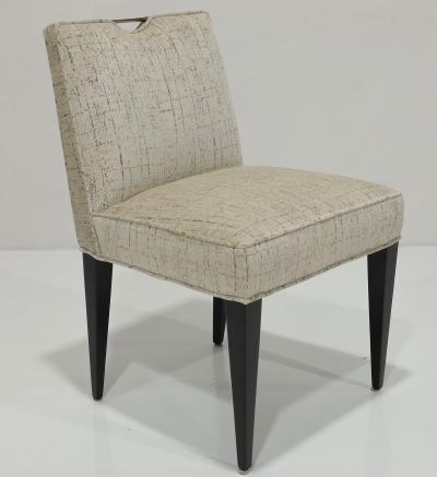 Edward Wormley Set of Eight Edward Wormley for Dunbar Dining Chairs in Linherr Hollingsworth