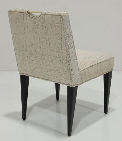 Edward Wormley Set of Eight Edward Wormley for Dunbar Dining Chairs in Linherr Hollingsworth