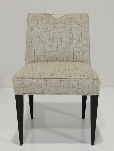 Edward Wormley Set of Eight Edward Wormley for Dunbar Dining Chairs in Linherr Hollingsworth