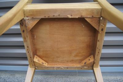 Edward Wormley Set of Four Cane and Mahogany Dining Chairs by Edward Wormley for Dunbar