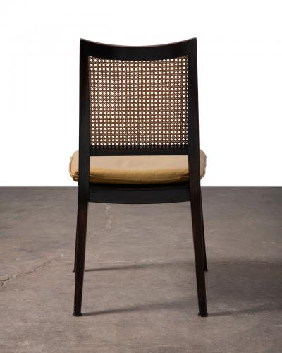 Edward Wormley Set of Six Edward Wormley Cane Dining Chairs for Dunbar