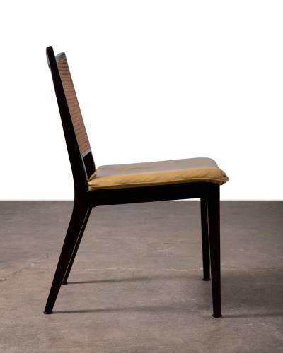 Edward Wormley Set of Six Edward Wormley Cane Dining Chairs for Dunbar