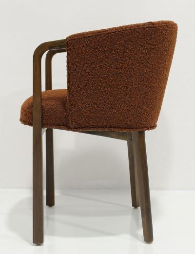 Edward Wormley Set of Six Edward Wormley for Dunbar Dining Chairs in Boucle