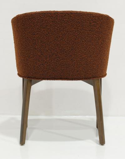 Edward Wormley Set of Six Edward Wormley for Dunbar Dining Chairs in Boucle