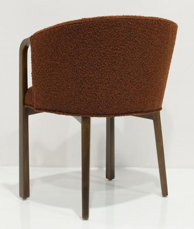 Edward Wormley Set of Six Edward Wormley for Dunbar Dining Chairs in Boucle
