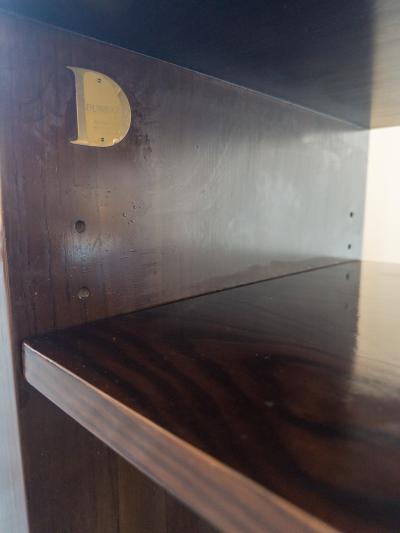 Edward Wormley Slate and Walnut Dry Bar Table by Edward Wormley for Dunbar