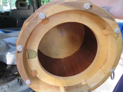 Edward Wormley Stunning Dunbar Edward Wormley Burled Olivewood Octagon Drum Coffee Table