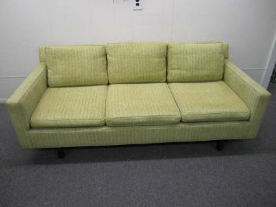 Edward Wormley Stunning Signed Dunbar Three Seater Sofa Mid Century Modern