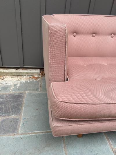 Edward Wormley Stylish Petite Edward Wormley for Dunbar Walnut Sofa Miid Century