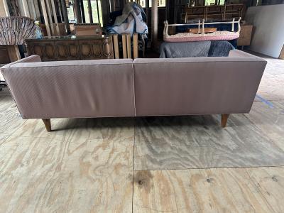 Edward Wormley Stylish Petite Edward Wormley for Dunbar Walnut Sofa Miid Century