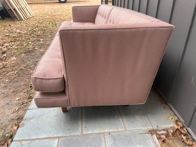 Edward Wormley Stylish Petite Edward Wormley for Dunbar Walnut Sofa Miid Century